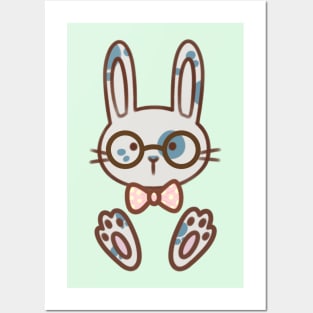 Happy Easter Bunny Rabbit Posters and Art